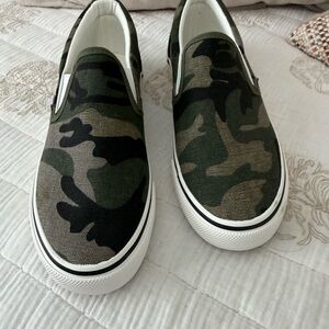 Camouflage Slip-On Sneakers